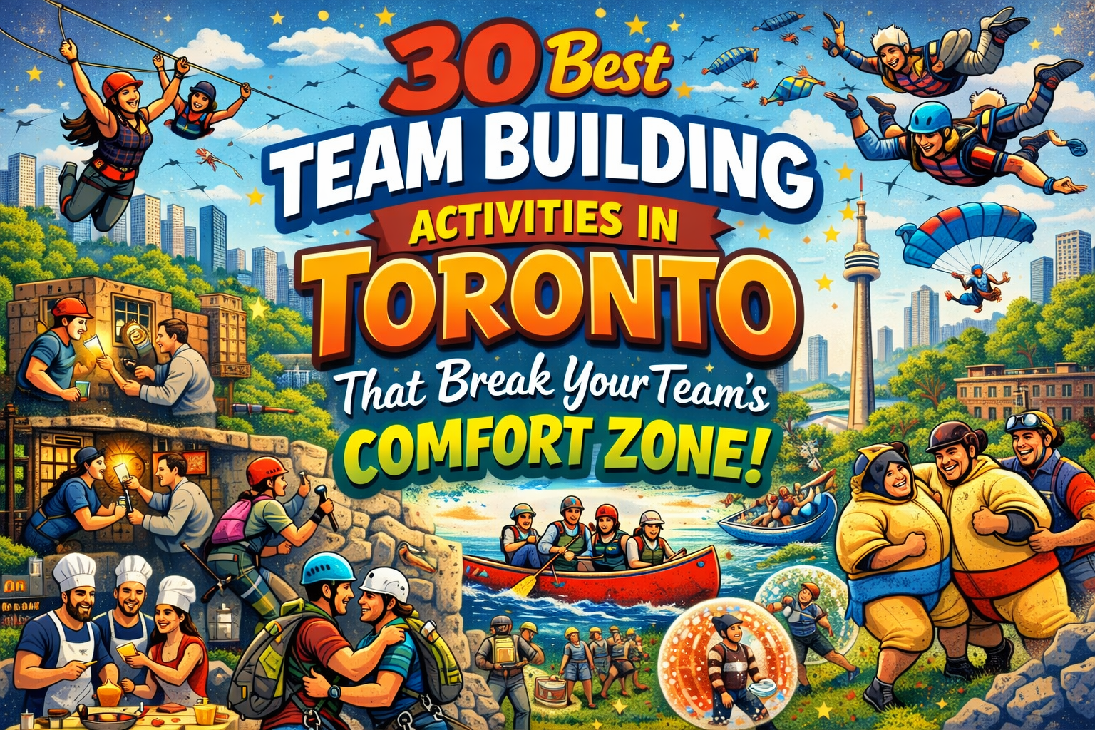 30 Team Building Activities in Toronto That Break Comfort Zones